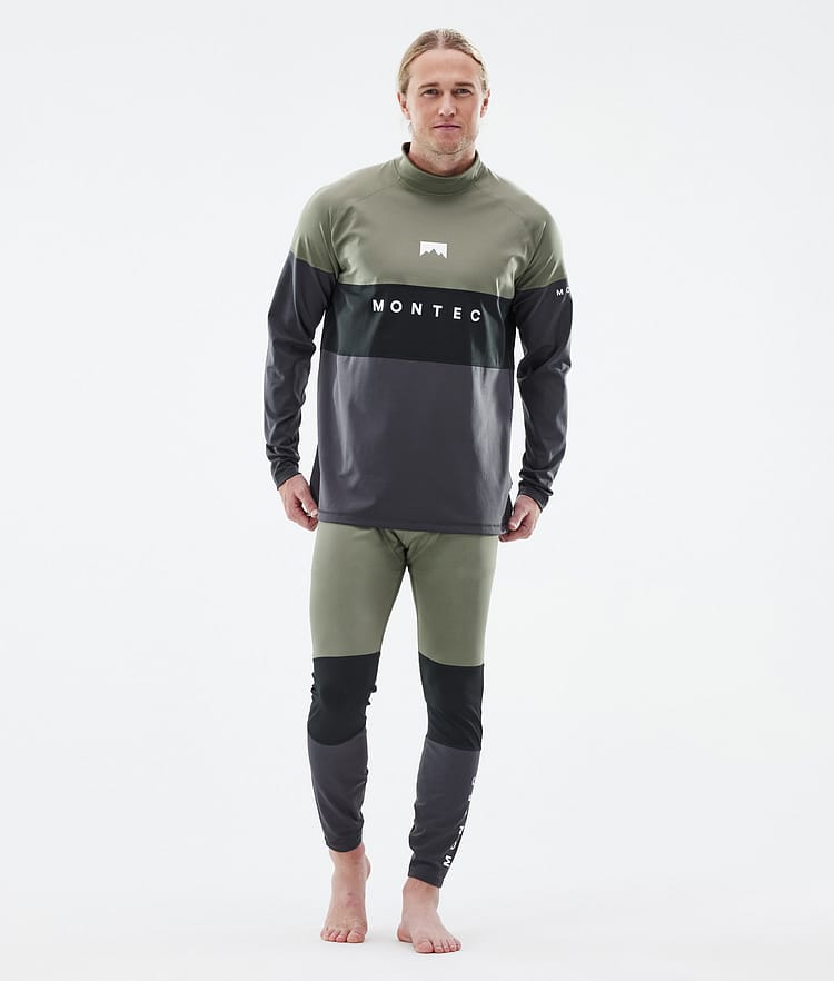 Montec Alpha Base Layer Top Men Greenish/Black/Phantom, Image 3 of 5