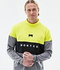 Montec Alpha Base Layer Top Men Bright Yellow/Black/Light Pearl, Image 2 of 5