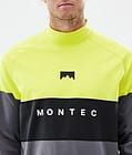 Montec Alpha Basislaag Top Heren Bright Yellow/Black/Light Pearl, Afbeelding 6 van 6