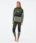 Montec Alpha W Base Layer Top Women Olive Green/Black/Greenish, Image 3 of 5