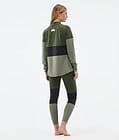 Montec Alpha W Maglia Termica Donna Olive Green/Black/Greenish, Immagine 4 di 5