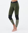 Montec Alpha W Basislaag Broek Dames Olive Green/Black/Greenish