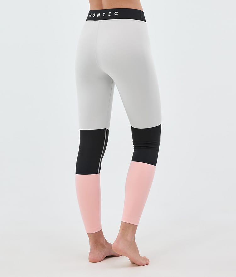 Montec Alpha W Base Layer Pant Women Light Grey/Black/Soft Pink, Image 2 of 7