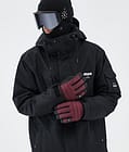 Dope Ace Gants de Ski Burgundy, Image 4 sur 5