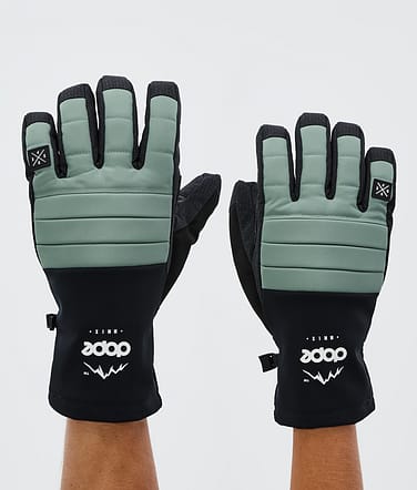 Dope Ace Ski Gloves Faded Green