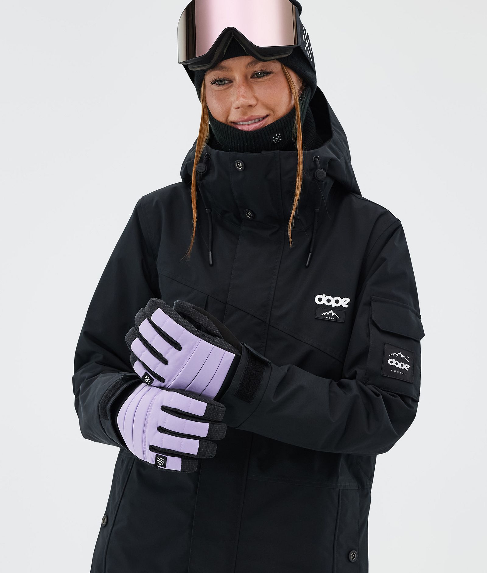 Dope Ace Gants de Ski Faded Violet, Image 3 sur 5