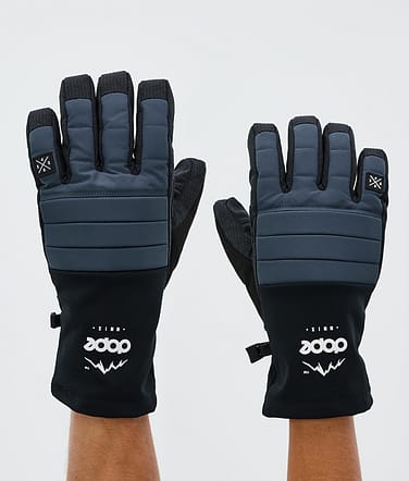 Dope Ace Ski Gloves Metal Blue