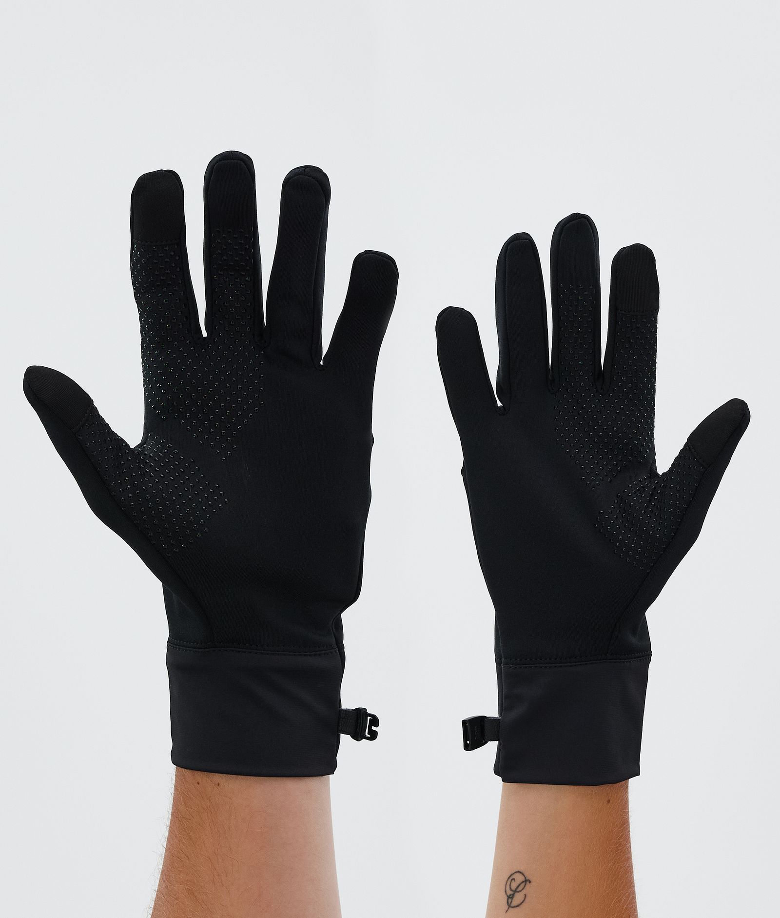 Dope Power Ski Gloves Black/Black, Image 2 of 3