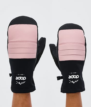 Dope Ace Snow Mittens Soft Pink