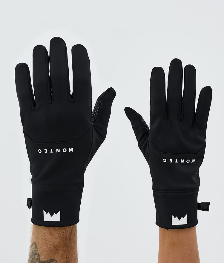Montec Utility Ski Gloves Black/White, Image 1 of 3