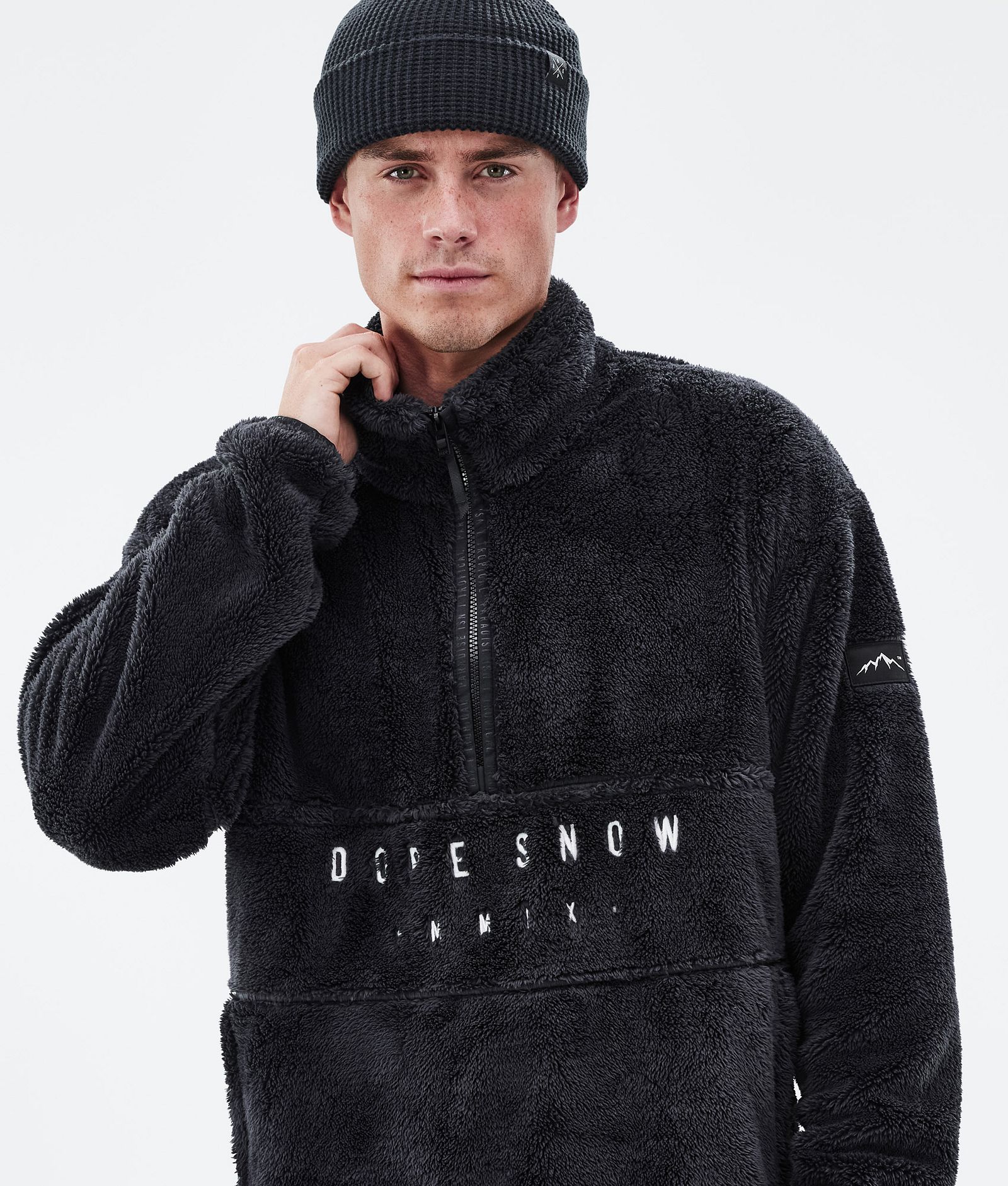 Dope Pile Fleece Sweater Men Phantom Renewed, Image 2 of 7