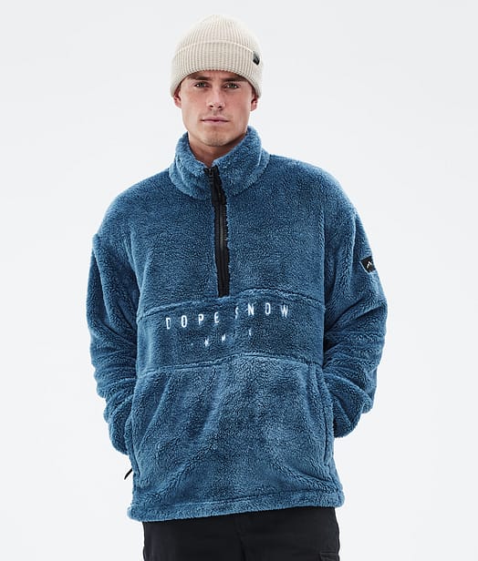 Dope Pile Fleece Trui Heren Blue Steel