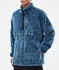 Dope Pile Fleece Sweater Men Blue Steel, Image 7 of 7