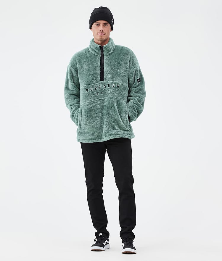 Dope Pile W Sweat Polaire Femme Faded Green - Vert
