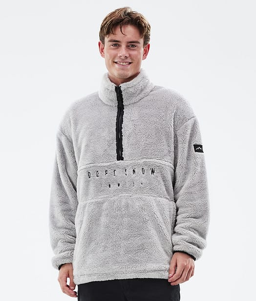 Dope Pile Sweter Polarowy Mężczyźni Light Grey