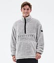 Dope Pile Fleece Sweater Men Light Grey