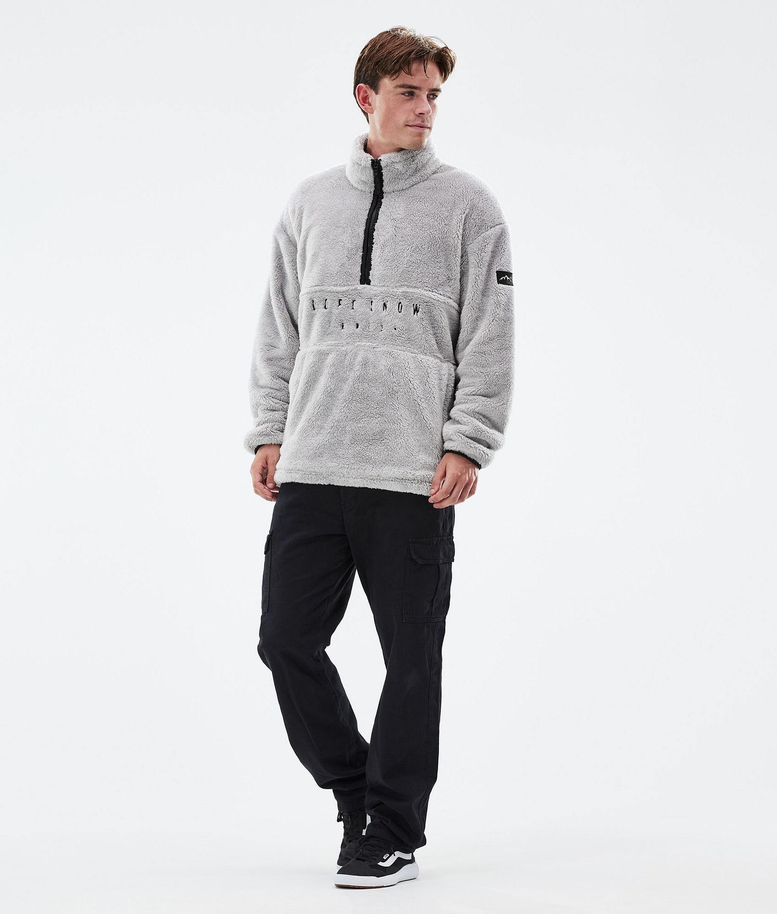 Dope Pile Fleecepullover Herren Light Grey, Bild 3 von 7