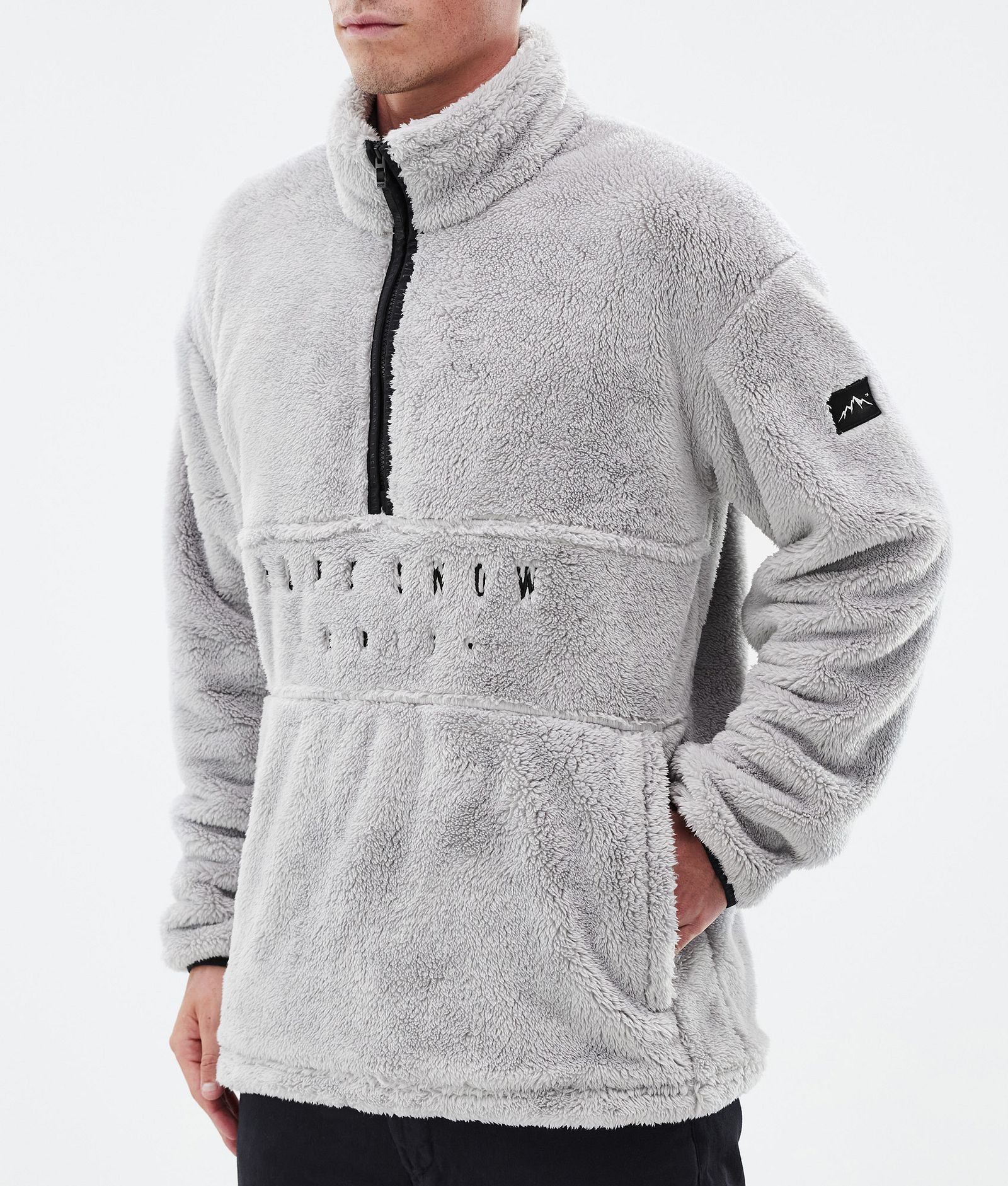 Dope Pile Fleecepullover Herren Light Grey Renewed, Bild 7 von 7