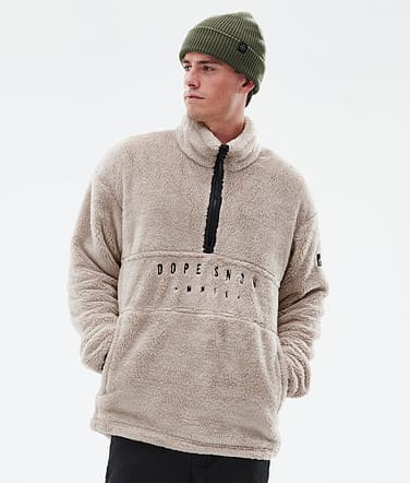 Dope Pile Fleece Sweater Men Sand Renewed