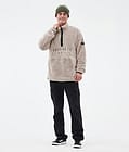 Dope Pile Fleece Sweater Men Sand, Image 3 of 7