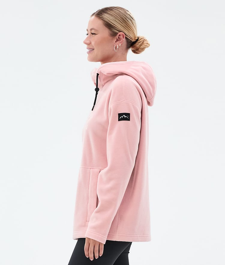 Dope Cozy II W Fleece-hoodie Dame Soft Pink, Billede 5 af 7