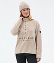 Dope Comfy W Fleecetrøje Dame Sand