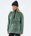 Dope Pile W Fleece Sweater Women Faded Green