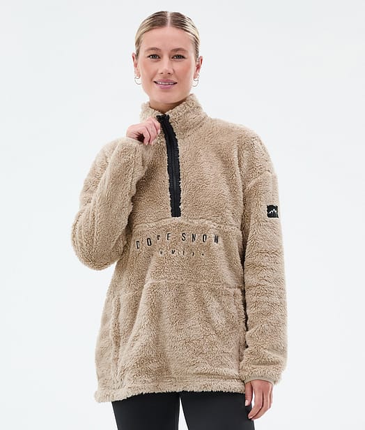 Dope Pile W Sweat Polaire Femme Sand