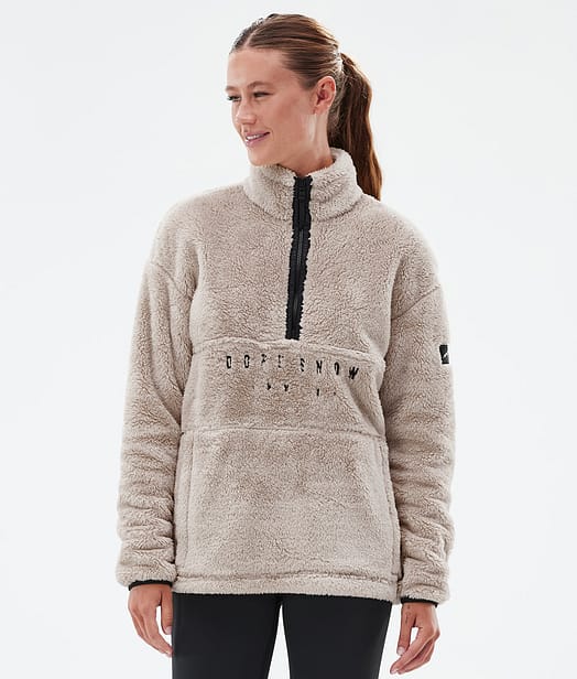 Dope Pile W Sweat Polaire Femme Sand