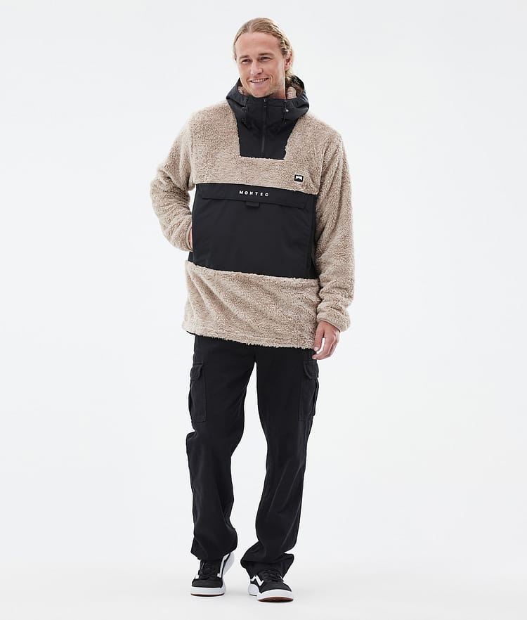 Montec Lima Fleece Hoodie Men Sand/Black, Image 3 of 8