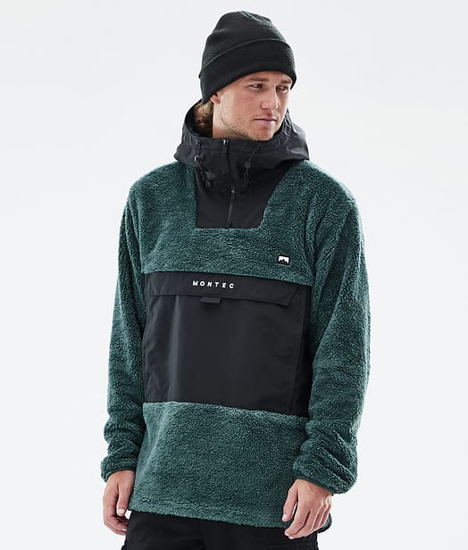 Montec Lima Fleece Hoodie Heren Dark Atlantic/Black