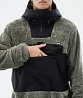 Montec Lima Fleece Hoodie Heren Greenish/Black, Afbeelding 8 van 8