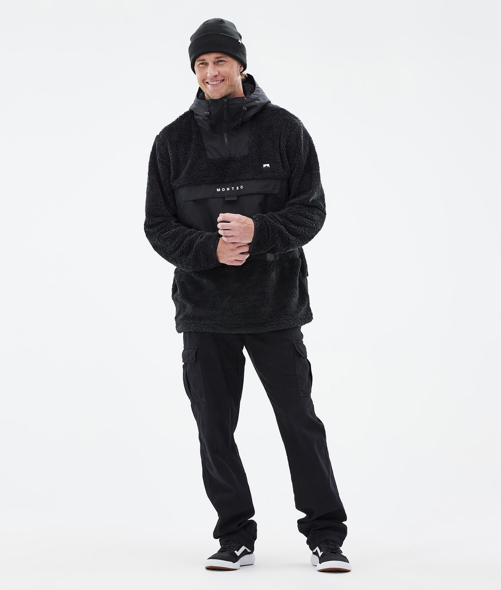 Montec Lima Fleece Hoodie Men Black/Black Renewed, Image 3 of 8