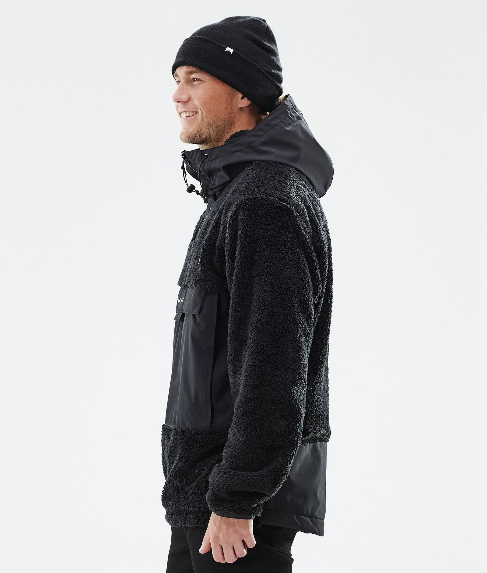 Montec Lima Fleece Hoodie Heren Black/Black, Afbeelding 5 van 8