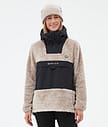 Montec Lima W Pile con Cappuccio Donna Sand/Black