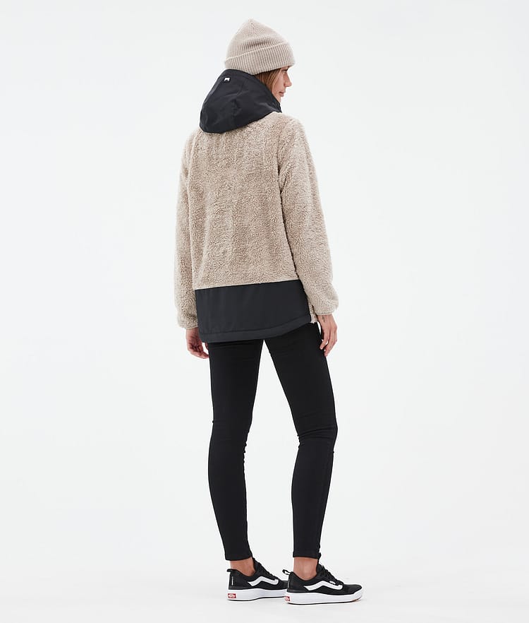 Montec Lima W Fleece-hoodie Dame Sand/Black, Billede 4 af 8