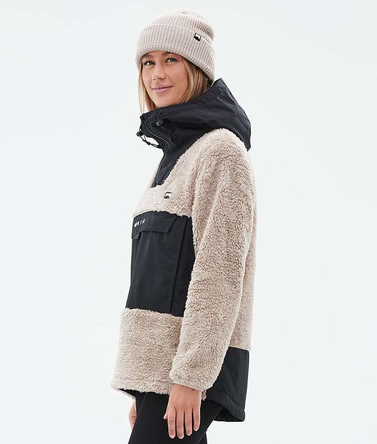 Montec Lima W Pile con Cappuccio Donna Sand/Black, Immagine 5 di 8