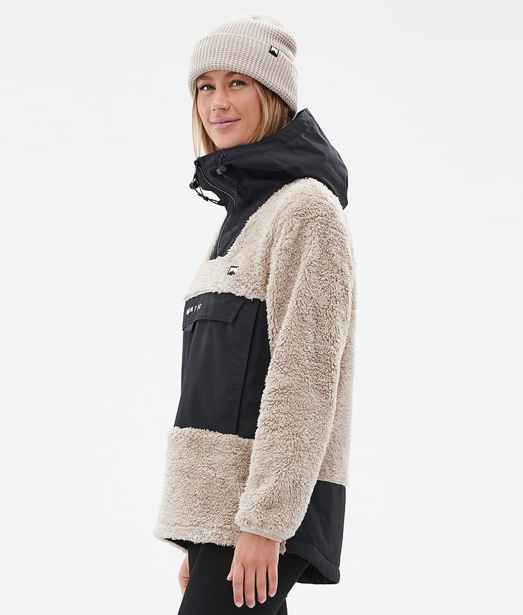 Montec Lima W Fleece-hoodie Dame Sand/Black, Billede 5 af 8