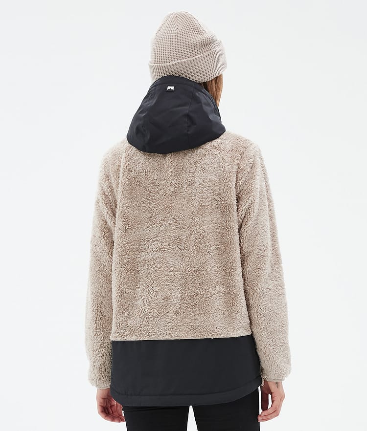 Montec Lima W Fleece-hoodie Dame Sand/Black, Billede 6 af 8