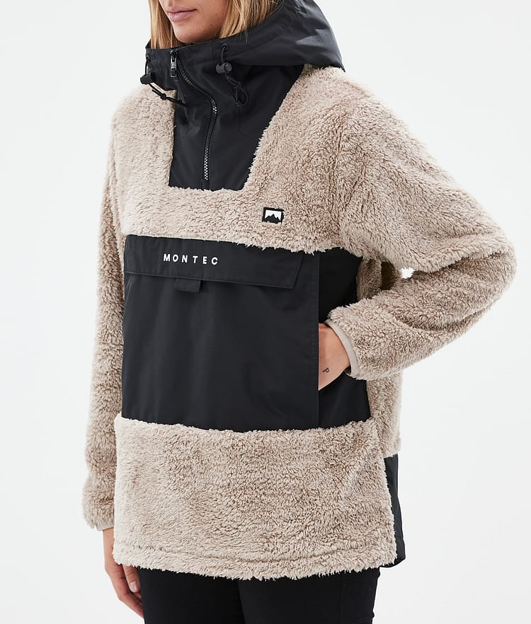 Montec Lima W Fleece-hoodie Dame Sand/Black, Billede 7 af 8