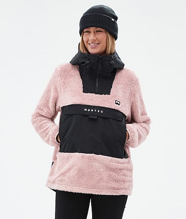 Montec Lima W Fleece Hoodie Women Soft Pink/Black