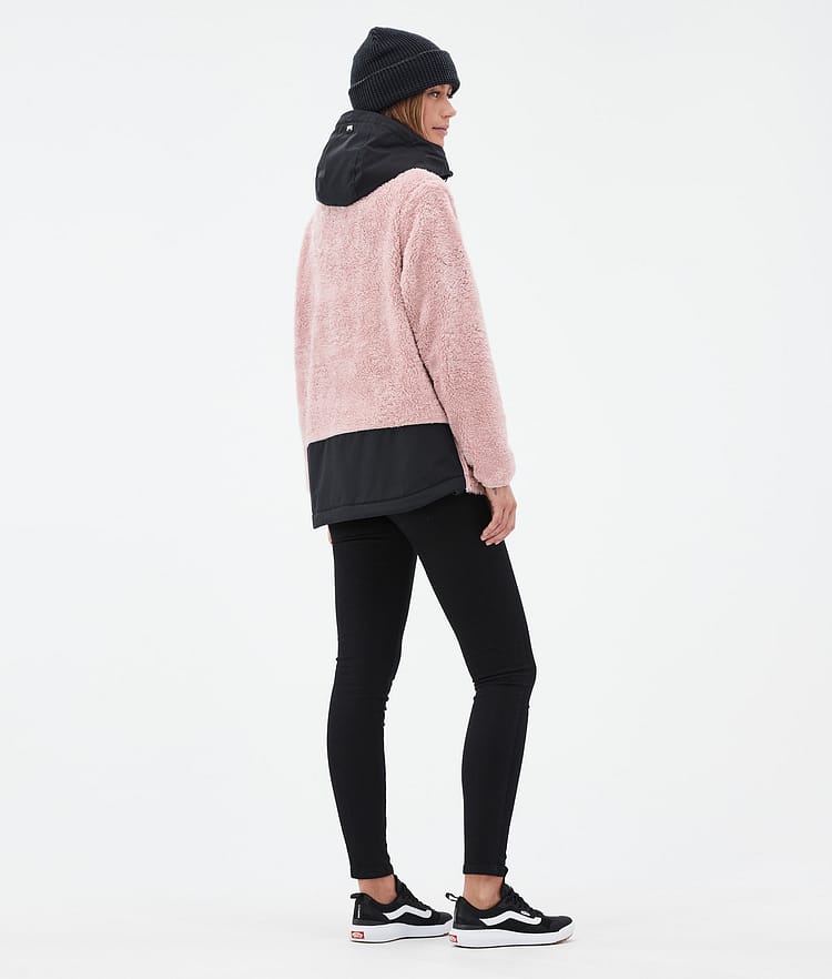 Montec Lima W Pile con Cappuccio Donna Soft Pink/Black, Immagine 4 di 8