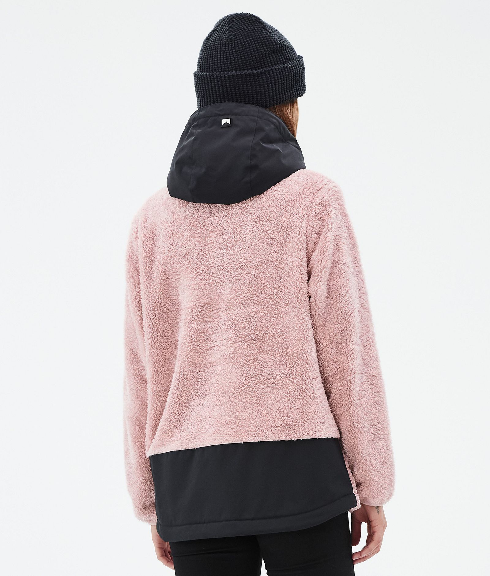 Montec Lima W Pile con Cappuccio Donna Soft Pink/Black, Immagine 6 di 8