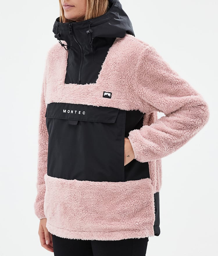 Montec Lima W Pile con Cappuccio Donna Soft Pink/Black, Immagine 7 di 8