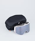 Montec Scope Ski Goggles White W/White Black Mirror, Image 4 of 6