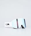 Montec Scope Ski Goggles Men White W/White Moon Blue Mirror