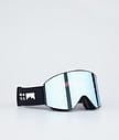 Montec Scope Ski Goggles Men Black W/Black Moon Blue Mirror