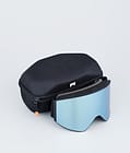 Montec Scope Ski Goggles Black W/Black Moon Blue Mirror, Image 4 of 6