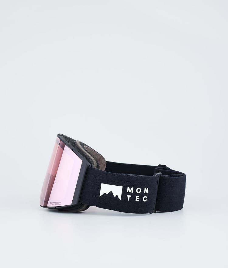 Montec Scope Gafas de esquí Hombre Black W/Black Pink Sapphire