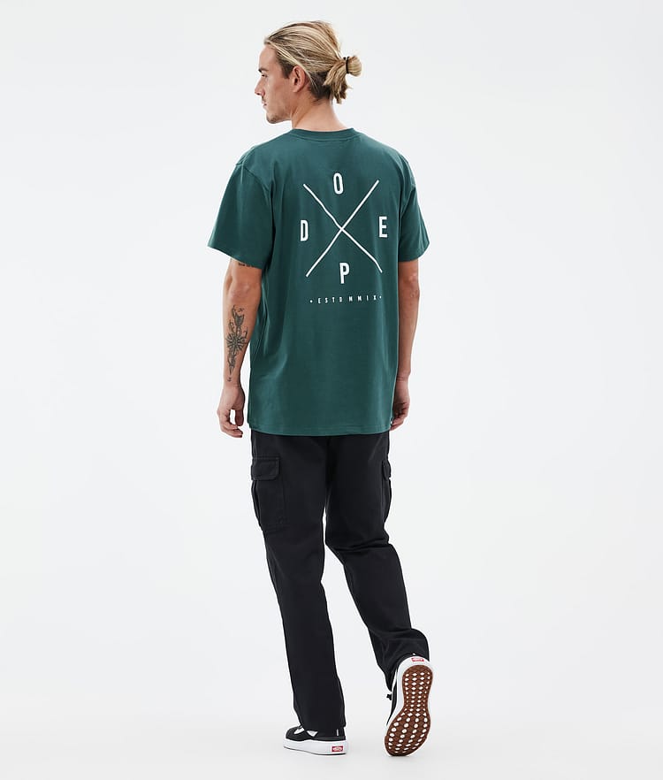 Dope Standard T-shirt Heren 2X-Up Bottle Green, Afbeelding 4 van 5